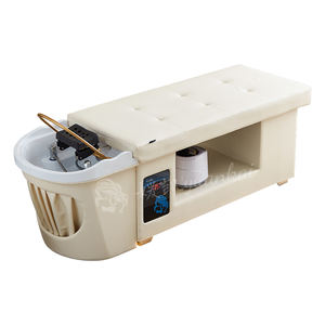 Yuankai Modernes Design Holz Spa Massagetisch LED Shampoo Bett für Schönheitssalon Schlafzimmer Wohnzimmer und Badezimmer - Product Image 6