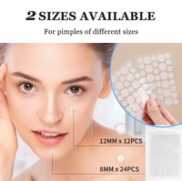 Patch hydrocolloïde invisible personnalisable pour boutons, soutien de l'acné, patchs nasaux et corporels