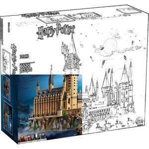 Z 71043 Produit 6020 Ensemble <span class=keywords><strong>de</strong></span> blocs <span class=keywords><strong>de</strong></span> construction Château Magique <span class=keywords><strong>de</strong></span> marque célèbre, grand puzzle <span class=keywords><strong>de</strong></span> collage, jouets en plastique - Product Image 2