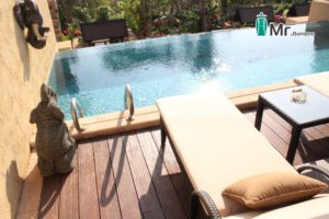 Sàn tre composite không thấm nước cho bề mặt hồ bơi, dày 12mm, cài đặt khóa dễ dàng - Product Image 3
