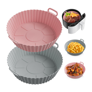 Revestimientos de silicona para freidoras de aire, para cestas de 4 a 7 QT, reemplazo de papel pergamino inflamable, bandeja de horno reutilizable - Product Image 1