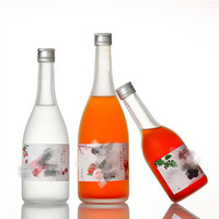 Bouteilles de vin de fruits et de glace japonais Tatou en verre cristal, multi-spécifications 1000ml/500ml/250ml/350ml, mini, vente en gros