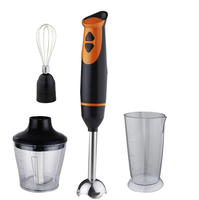 Mixeur silencieux 200W, mixeur de comptoir sans BPA, mixeur plongeant multifonctionnel, mixeur à main en plastique