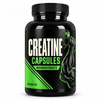 Capsules de créatine monohydrate micronisée OEM, complément alimentaire en marque privée, 500 mg de créatine par capsule