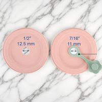 Couvercles innovants en silicone double face, écologiques et réutilisables pour bocaux Mason, sans BPA, avec bouchon de paille pour bocaux standard