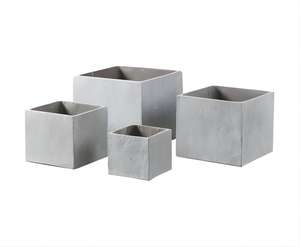 Pots de fleurs en fibre de verre en béton ShenZhen Intérieur Moderne Léger Jardinière étanche - Product Image 3