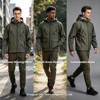 Veste coupe-vent premium pour homme, style streetwear, épaules tombantes, coupe oversize, logo personnalisé imprimé par transfert thermique, veste décontractée pour jeunes, réactive à l'eau