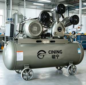 Compresor de Aire de Pistón Recíproco Pequeño de 3 Cilindros, Serie CINING HDW, Alimentado por CA de 380V, Baja Vibración, Estable, Refrigerado por Aire, Portátil - Product Image 5