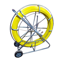 Câble de tirage en fibre de verre pour conduit, tige de tirage flexible haute résistance, ruban de tirage pour câbles souterrains, outil de passage de fils dans les conduites