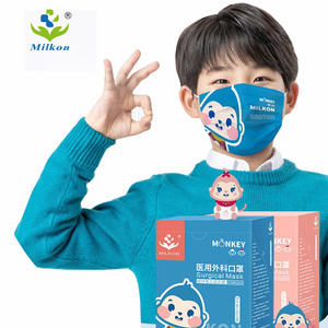 Mascarilla Facial Médica Quirúrgica Desechable de Polipropileno No Tejido de 3 Capas con Diseño Personalizado Divertido Estampado de Dibujos Animados con Orejeras - Product Image 5