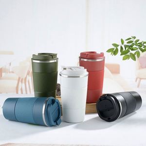 Vente en gros de tasses à café à double paroi, isolées sous vide, en acier inoxydable, pour les voyages, 380 ml et 510 ml, à prix avantageux - Product Image 1