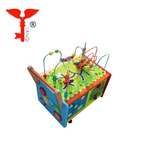 Empuje <span class=keywords><strong>de</strong></span> bebé jugar con Walker Carro <span class=keywords><strong>de</strong></span> madera <span class=keywords><strong>Montessori</strong></span> actividad <span class=keywords><strong>cubo</strong></span> juguetes multifunción <span class=keywords><strong>de</strong></span> cuentas <span class=keywords><strong>de</strong></span> madera <span class=keywords><strong>de</strong></span> juguete - Product Image 1
