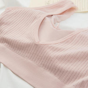 ホットセクシーな女性下着無料ワイヤーレースブラシエプッシュアップブラレットプラスサイズのブラジャーパッド付きベストトップブラ - Product Image 5