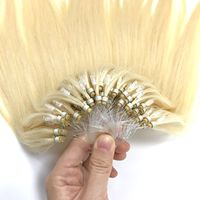 Extensiones de Cabello Humano Remy Vietnamita 100% de Doble Trama Micro Loop, Fácil Instalación, Venta al por Mayor, Alta Calidad de Fábrica, Empaque Personalizado