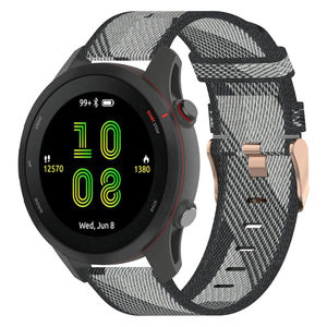 Correa de Nailon de Alta Calidad para Reloj <span class=keywords><strong>Garmin</strong></span> <span class=keywords><strong>Forerunner</strong></span> <span class=keywords><strong>255S</strong></span>, Elástica, 6 Colores, 18/20/22mm, Correa de Repuesto - Product Image 1