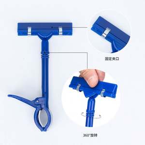 Exhibidor Giratorio de Etiquetas de PVC/ABS Personalizado y Duradero con Impresión de Logotipo para Alimentos, Dulces, Supermercados, con Clip Transparente - Product Image 4