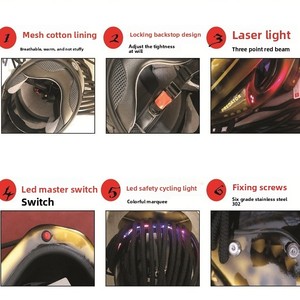 Nuevo <span class=keywords><strong>Casco</strong></span> de Motocicleta Personalizado Predator Integral ABS/PC, Certificado ECE/DOT, Pintado a Mano, Estilo Retro Vintage Iron Man, Seguridad para Motociclistas - Product Image 2