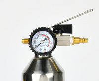 Outils de nettoyage à l'azote, Kit de chasse d'eau ca pour Tube de climatisation de voiture, Kit d'outils d'entretien de réservoir de rinçage