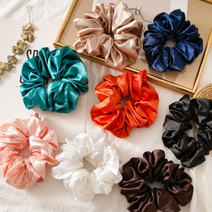 Mode Grote Vrouwen Haar Scrunchies Haaraccessoires Laser Europa Meisjes Scrunchies