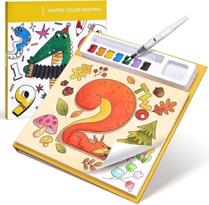 Libros de Colorear con Agua para Niños Pequeños, Sets de Pintura con Acuarelas para Niños, Actividades de Dibujo, Juguete de Regalo de Cumpleaños para Niños y Niñas - Product Image 3