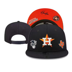 <span class=keywords><strong>Gorra</strong></span> de Béisbol Estilo Snapback <span class=keywords><strong>Negra</strong></span> de 5 Paneles con Bordado 3D, Unisex, Deportiva, Ajustada, con Visera <span class=keywords><strong>Plana</strong></span> y Logotipo Personalizado - Product Image 1