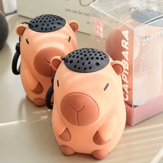 Adorable Bear Shaped Portable for 5.3 Speaker Cute Design IPX5 Waterproof for Outdoor Indoor Mobile Phone Computer