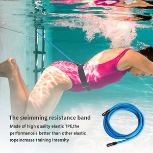 LEAJOY DH-SR001 Accesorios de Natación, Equipo de Entrenamiento <span class=keywords><strong>para</strong></span> <span class=keywords><strong>Piscina</strong></span>, Cinturón de Resistencia Elástico <span class=keywords><strong>para</strong></span> Natación, TPE+<span class=keywords><strong>Neopreno</strong></span>+Nailon de Secado Rápido - Product Image 2
