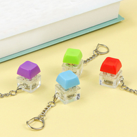 Claviers de touches de clavier en acrylique imprimés UV personnalisés, boutons anti-stress DIY, porte-clés, design anime mignon, logo personnalisé vierge, cadeau promotionnel