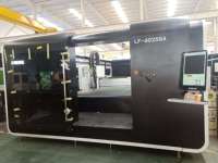 Machine de découpe laser à fibre CNC haute vitesse à refroidissement par eau de 8 à 60 kW avec rails de guidage automatiques HIWIN pour tôles d'acier inoxydable