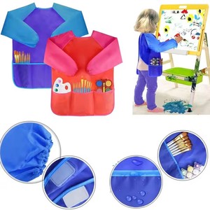 Children Art Baking Craft Kitchen <b>Waterproof</b> Art Kids Painting <b>Apron</b> Cooking Bib - Product Image 1