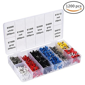 HSC8 6-4A 0.25-10mm2 Crimping <strong>Plier</strong> +1200PCS Ferrule Terminal <strong>Set</strong> - Product Image 5