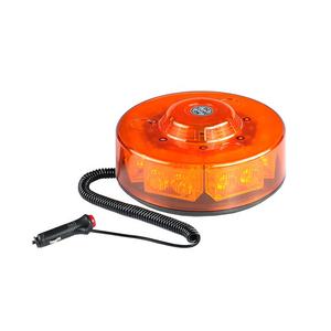 Luz de Advertencia de Emergencia para Tráfico, Color Ámbar, DC 12 <span class=keywords><strong>V</strong></span> a 24 <span class=keywords><strong>V</strong></span>, Redonda, LED, Súper Brillante, con 14 LED de Potencia - Product Image 1