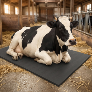 Professional Dairy Farm <b>Rubber</b> Cow Mat Anti Slip Cattle Stall Flooring <b>Heavy</b> <b>Duty</b> Livestock Barn <b>Matting</b> - Product Image 3