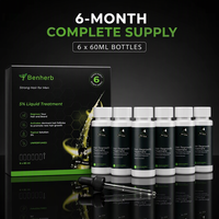 Minyak Rambut Herbal 60ml Biotin Rosemary Castor Jahe Kolagen Menutrisi Melembapkan Serum Kulit Kepala 2-in-1 untuk Pria