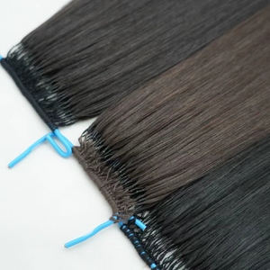 Nuovo Prodotto Senza Danni ai Capelli Originali, Una Filo di Cotone Due I-Tip, Extension di Capelli Vergini Coreani Twins a Doppio Spessore - Product Image 4
