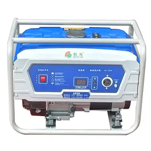 Mở loại xách tay 2kw im lặng xăng máy phát điện 50/60Hz 6KVA với bánh xe và xử lý cho nhà Sử dụng xăng