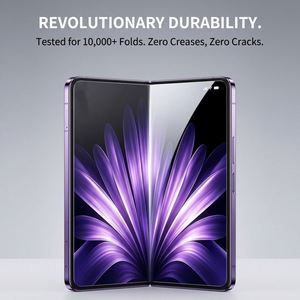 ฟิล์มไฮโดรเจล OEM สำหรับหน้าจอพับได้ 18 แบบ รุ่นใหม่ ฟิล์มกันรอยแบบพับได้ TPU นิ่ม ยืดหยุ่น ป้องกันการมองเห็นจากด้านข้าง ความคมชัดระดับ HD ป้องกันฟองอากาศ - Product Image 3