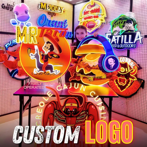 Tùy chỉnh <span class=keywords><strong>Led</strong></span> Neon dấu hiệu UV in Thiết kế linh hoạt ánh sáng Dây thừng handmade Glass Ống Neon dấu hiệu - Product Image 4