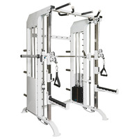Équipement de gymnastique multifonctionnel commercial Power Rack Training Squat Rack Smith Machine