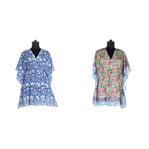 Indian Printed Designer Ladies Top Short <b>Kaftan</b> - Product Image 1