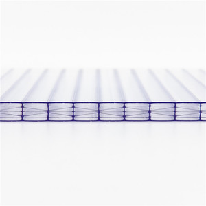 Protection UV toit transparent nid d'abeille 32mm multi-parois creux en <span class=keywords><strong>polycarbonate</strong></span> feuille de soleil Uv <span class=keywords><strong>Polycarbonate</strong></span> <span class=keywords><strong>pour</strong></span> <span class=keywords><strong>serre</strong></span> - Product Image 3