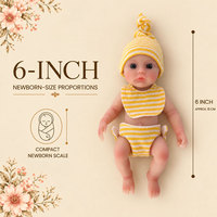 BAkwbwBY Poupée Reborn 12 Pouces Silicone Intégral Caucasienne Bébé Nouveau-Né Réaliste Collection OEM ODM Grossiste Fournisseur
