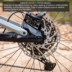 Vélo de montagne électrique de 29 pouces, suspension intégrale, moteur central de 250 W, batterie au lithium 36 V, frein à disque hydraulique, E-MTB - Product Image 5