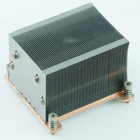 Dissipateur thermique CPU personnalisé Série 6000 en aluminium et cuivre avec caloducs, ailettes zippées et pièces taillées, avec services de découpe et de soudage