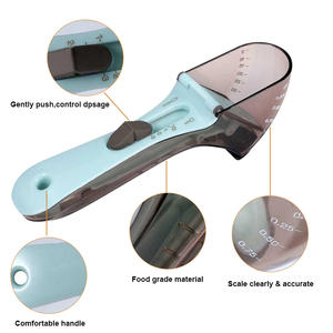 Échelle en plastique tasse à mesurer cuisine mesure Gadgets Scoop cuillères à mesurer réglables - Product Image 4
