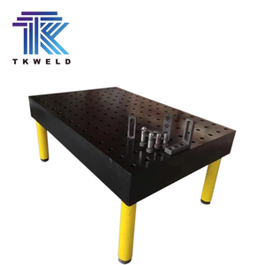 โต๊ะเชื่อมเหล็กหล่อ TKweld รุ่นใหม่ HT300 สำหรับงานเชื่อม 2 มิติ 3 มิติ ขนาด 200*100*200 มม. D16/D28 พื้นผิวเคลือบไนไตรด์ ใช้พลังงานแบตเตอรี่ พร้อมระบบยึดจับสำหรับงานบัดกรี - Product Image 3