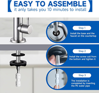 Meilleures ventes : Purificateur d'eau à osmose inverse pour robinet de cuisine, accessoires de purificateur d'eau RO pour robinet, vente en gros
