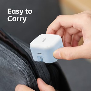 Caricabatterie <span class=keywords><strong>e</strong></span> Cavo Type-C con Certificazione CE, Spina UK, Ricarica Rapida PD20W/35W per Dispositivi con Design Pieghevole a Tre Gambe - Product Image 6