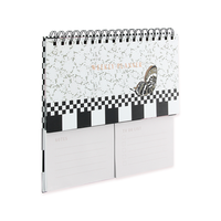 Ensemble de blocs-notes avec logo personnalisé planificateur hebdomadaire liste de tâches bloc-notes autocollant détachable bloc-notes de bureau promotionnel personnalisé