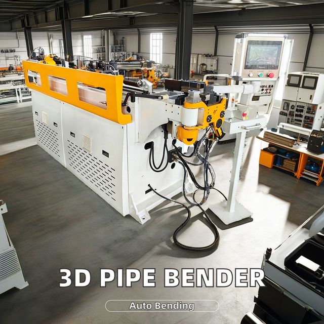 Heavy Duty Hydraulic Tube Bending Machine, 3D CNC Automatic Pipe Bender for Handrail, Furniture, Auto Exhaust Parts